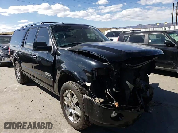 2008 Ford Expedition EL Limited with VIN 1FMFK20518LA45546, listed as a Copart auction lot 48711185 with 117,534 mi miles and Salvage Title. Bid and sale history available at carsss.com. Image 12.