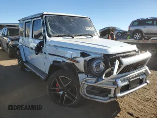 2019 Mercedes-Benz G 63 AMG with VIN WDCYC7HJ3KX315783, listed as a Copart auction lot 80127663 with Not Provided miles and Salvage Title. Bid and sale history available at DreamBid. Image 4.
