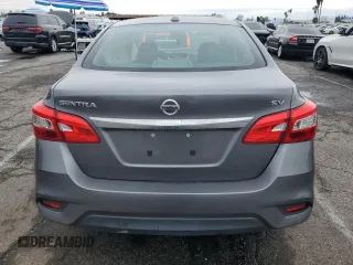 2019 Nissan Sentra SV with VIN 3N1AB7AP7KY401723, listed as a Copart auction lot 48760795 with Not Provided miles and Salvage Title. Bid and sale history available at DreamBid. Image 6.