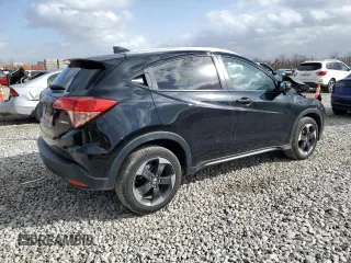 2018 Honda HR-V EX-L with VIN 3CZRU6H70JM704921, listed as a Copart auction lot 47473035 with 37,664 mi miles and Salvage Title. Bid and sale history available at carsss.com. Image 3.