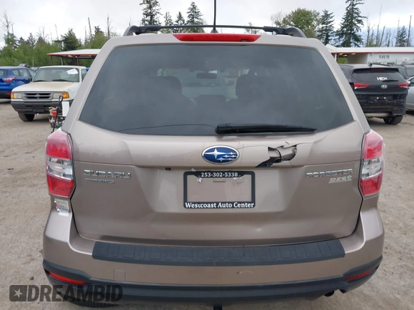 2015 Subaru Forester 2.5i Premium with VIN JF2SJAFC0FH559041, listed as a IAAI auction lot 42140633 with 126,513 mi miles. Bid and sale history available at carsss.com. Image 16.