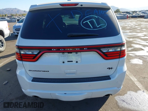 2017 Dodge Durango R/T with VIN 1C4SDHCT8HC736891, listed as a IAAI auction lot 41329282 with 92,738 mi miles and . Bid and sale history available at DreamBid. Image 15.