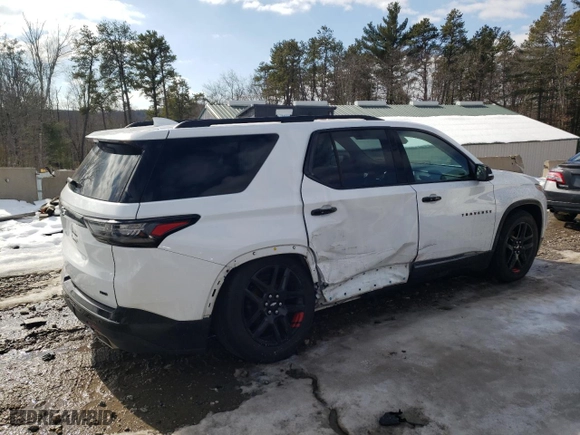 2018 Chevrolet Traverse Premier with VIN 1GNEVJKW6JJ162281, listed as a Copart auction lot 45654945 with 92,438 mi miles and Salvage Title. Bid and sale history available at carsss.com. Image 3.