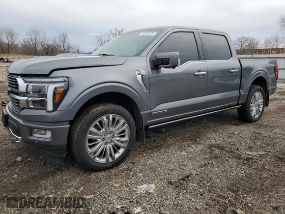 2024 Ford F-150 with VIN 1FTFW7LD8RFB79270, listed as a Copart auction lot 51674575 with 6,413 mi miles and Salvage title. Bid and sale history available at DreamBid. Image 1.