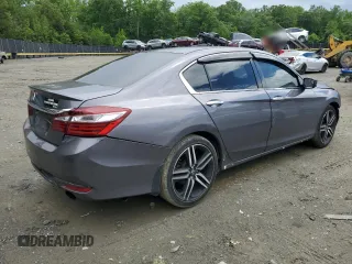 2016 Honda Accord Sport with VIN 1HGCR2F55GA116883, listed as a Copart auction lot 57898515 with 233,007 mi miles and Salvage title. Bid and sale history available at DreamBid. Image 3.