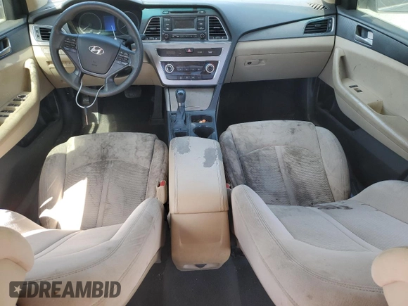 2015 Hyundai Sonata 2.4L SE with VIN 5NPE24AF4FH186244, listed as a Copart auction lot 49921124 with 169,870 mi miles and Clean Title. Bid and sale history available at carsss.com. Image 8.