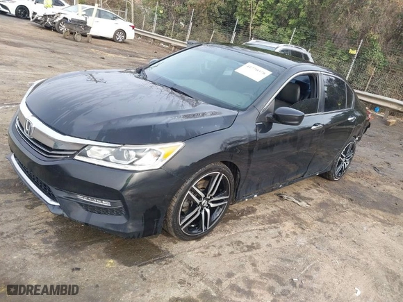 2017 Honda Accord Sedan Sport SE with VIN 1HGCR2F18HA156860, listed as a IAAI auction lot 41770378 with 135,981 mi miles. Bid and sale history available at carsss.com. Image 2.
