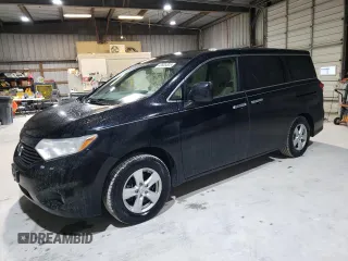 2013 Nissan Quest LE z VIN JN8AE2KP5D9063886, wystawiony jako Copart lot #43805805 z przebiegiem 187 942 mil mil oraz Czysty tytuł • Clean title. Historia ofert i sprzedaży dostępna na DreamBid. Obrazek 1.