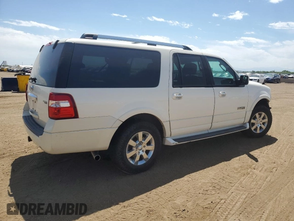 2007 Ford Expedition Max Limited with VIN 1FMFK20527LA18287, listed as a Copart auction lot 58092215 with 222,620 mi miles and Salvage title. Bid and sale history available at DreamBid. Image 3.