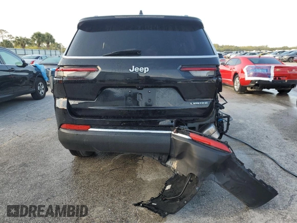 2022 Jeep Grand Cherokee Limited z VIN 1C4RJJBG0N8631182, wystawiony jako Copart lot #53941645 z przebiegiem 59 089 mil mil oraz Nie do naprawy • Non repairable. Historia ofert i sprzedaży dostępna na DreamBid. Obrazek 6.