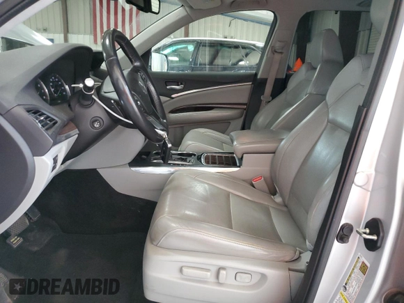 2014 Acura MDX Advance with VIN 5FRYD4H82EB042024, listed as a Copart auction lot 59236615 with 136,265 mi miles and Salvage title. Bid and sale history available at DreamBid. Image 7.