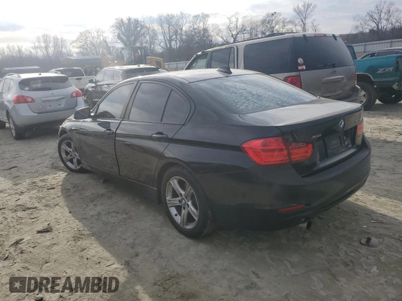 2015 BMW 3 Series 320i xDrive with VIN WBA3C3C5XFP663733, listed as a Copart auction lot 42816235 with 168,537 mi miles and Salvage Title. Bid and sale history available at carsss.com. Image 2.