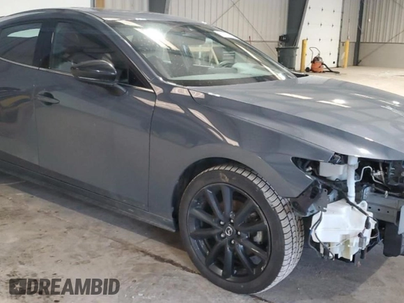 2021 Mazda 3 Premium Plus with VIN JM1BPBNYXM1311594, listed as a Copart auction lot 61470625 with 89,254 mi miles and Salvage title. Bid and sale history available at DreamBid. Image 4.