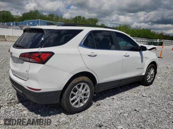 2023 Chevrolet Equinox LT with VIN 3GNAXUEG0PS141237, listed as a Copart auction lot 57030815 with 39,960 mi miles and Salvage title. Bid and sale history available at DreamBid. Image 3.
