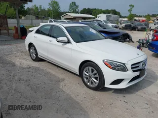 2019 Mercedes-Benz C with VIN 55SWF8EB9KU311723, listed as a IAAI auction lot 42085916 with 47,780 mi miles. Bid and sale history available at carsss.com. Image 1.