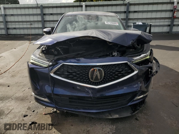 2023 Acura MDX w/Technology Package with VIN 5J8YD9H4XPL005638, listed as a Copart auction lot 85128684 with 24,850 mi miles and Salvage Title. Bid and sale history available at carsss.com. Image 5.