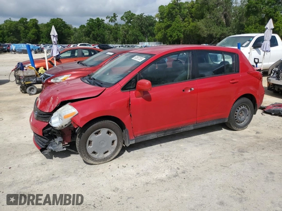 2010 Nissan Versa 1.8 SL with VIN 3N1BC1CP7AL437709, listed as a Copart auction lot 50507355 with 95,549 mi miles and Non Repairable. Bid and sale history available at carsss.com. Image 1.