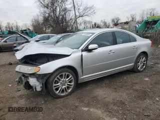 2007 Volvo S80 I6 with VIN YV1AS982871042259, listed as a Copart auction lot 84940894 with 93,658 mi miles and Salvage Title. Bid and sale history available at carsss.com. Image 1.