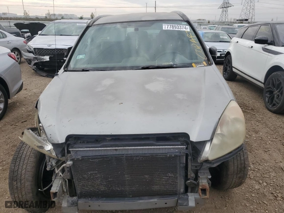 2006 Honda CR-V LX with VIN JHLRD68536C004648, listed as a Copart auction lot 77893374 with 0 mi miles and Salvage Title. Bid and sale history available at carsss.com. Image 5.
