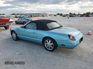 2002 Ford Thunderbird Hardtop Premium z VIN 1FAHP60A22Y123643, wystawiony jako Copart lot #73840684 z przebiegiem 47 589 mil mil oraz Szkoda całkowita • Salvage title. Historia ofert i sprzedaży dostępna na DreamBid. Obrazek 2.