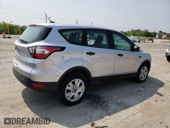 2018 Ford Escape S with VIN 1FMCU0F73JUA70541, listed as a Copart auction lot 60305685 with 92,400 mi miles and Salvage title. Bid and sale history available at DreamBid. Image 3.