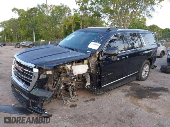 2021 GMC Yukon SLT with VIN 1GKS1BKD8MR264204, listed as a IAAI auction lot 41859983 with 118,968 mi miles. Bid and sale history available at carsss.com. Image 6.