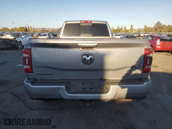 2022 Ram 3500 Big Horn with VIN 3C63R3HL2NG191093, listed as a Copart auction lot 75550584 with 39,080 mi miles and Salvage Title. Bid and sale history available at carsss.com. Image 6.