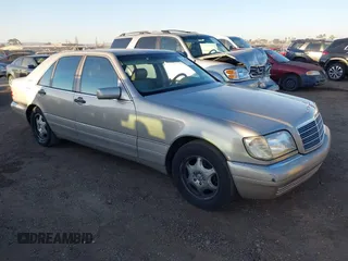 1997 Mercedes-Benz S-Class with VIN WDBGA32G2VA367036, listed as a IAAI auction lot 41346458 with 145,809 mi miles. Bid and sale history available at carsss.com. Image 1.