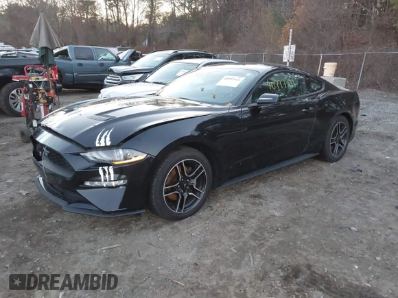 2019 Ford Mustang EcoBoost with VIN 1FA6P8TH0K5150594, listed as a IAAI auction lot 40997411 with 91,603 mi miles and . Bid and sale history available at carsss.com. Image 2.