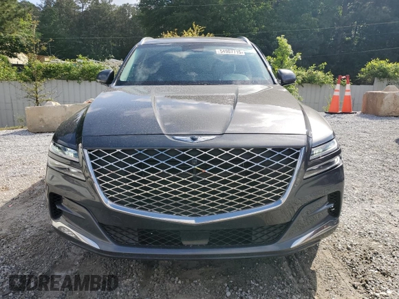 2023 Genesis GV80 with VIN KMUHBDSB4PU107507, listed as a Copart auction lot 54907715 with 89,970 mi miles and Salvage title. Bid and sale history available at DreamBid. Image 5.