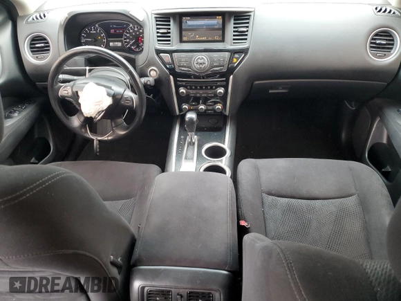 2013 Nissan Pathfinder SV with VIN 5N1AR2MN9DC669802, listed as a Copart auction lot 59578515 with 118,816 mi miles and Salvage title. Bid and sale history available at DreamBid. Image 8.