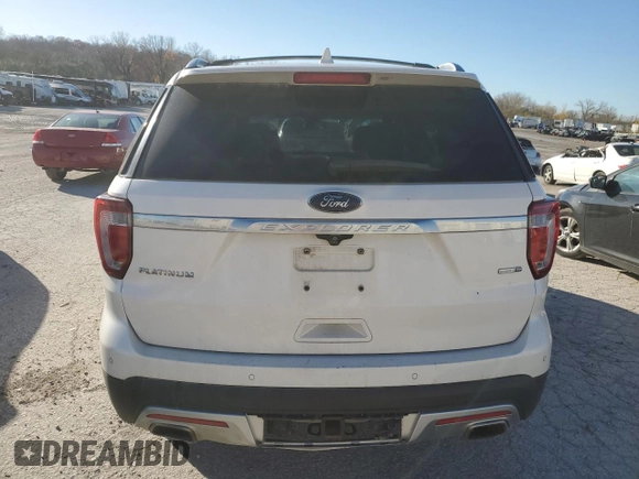 2016 Ford Explorer Platinum with VIN 1FM5K8HT5GGD13491, listed as a Copart auction lot 80239324 with Not Provided miles and Salvage Title. Bid and sale history available at DreamBid. Image 6.