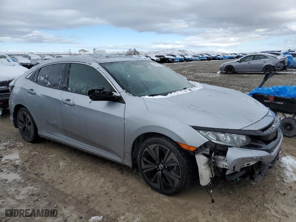 2017 Honda Civic Hatchback EX-L Navi with VIN SHHFK7H72HU202834, listed as a Copart auction lot 49271265 with 124,389 mi miles and Salvage Title. Bid and sale history available at carsss.com. Image 4.