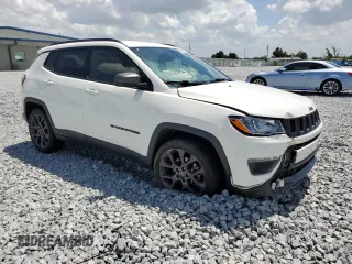 2021 Jeep Compass 80th Anniversary with VIN 3C4NJCEB4MT604075, listed as a Copart auction lot 52258645 with 78,510 mi miles and Non Repairable. Bid and sale history available at carsss.com. Image 4.