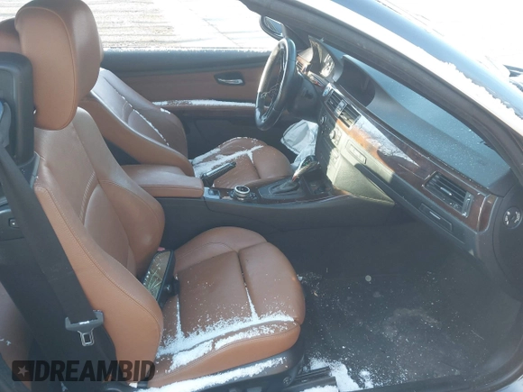 2011 BMW 3 Series 335i with VIN WBADX7C52BE743775, listed as a IAAI auction lot 41887309 with 92,555 mi miles and . Bid and sale history available at carsss.com. Image 5.