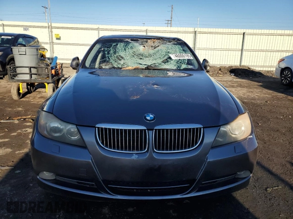 2008 BMW 3 Series 335xi with VIN WBAVD53528A010191, listed as a Copart auction lot 46000195 with 110,426 mi miles and Salvage title. Bid and sale history available at DreamBid. Image 5.