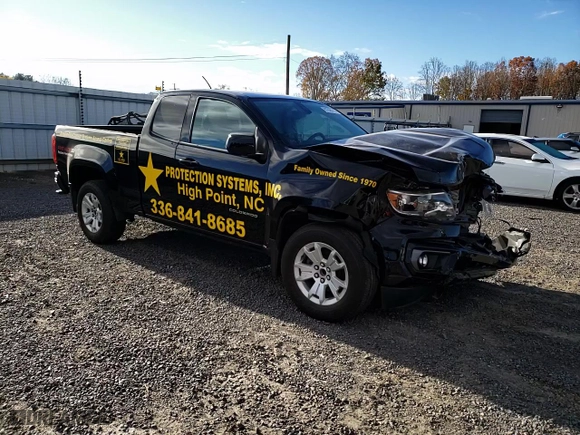 2022 Chevrolet Colorado 2WD LT with VIN 1GCHSCEN9N1314783, listed as a Copart auction lot 81935714 with 38,050 mi miles and Salvage Title. Bid and sale history available at carsss.com. Image 11.