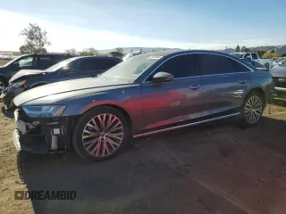 2020 Audi A8 с VIN WAU8EAF81LN002559, выставлен на аукционе Copart как лот 81567644 с пробегом 29 458 миль миль и Списание • Salvage title. История ставок и продаж доступна на DreamBid. Изображение 1.