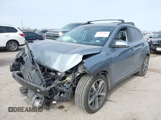 2021 Hyundai Kona Limited with VIN KM8K33A5XMU713252, listed as a IAAI auction lot 41367697 with 42,991 mi miles. Bid and sale history available at carsss.com. Image 2.