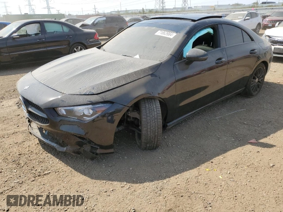 2021 Mercedes-Benz CLA with VIN W1K5J4HB0MN148678, listed as a Copart auction lot 71863984 with 115,939 mi miles and Salvage Title. Bid and sale history available at carsss.com. Image 1.