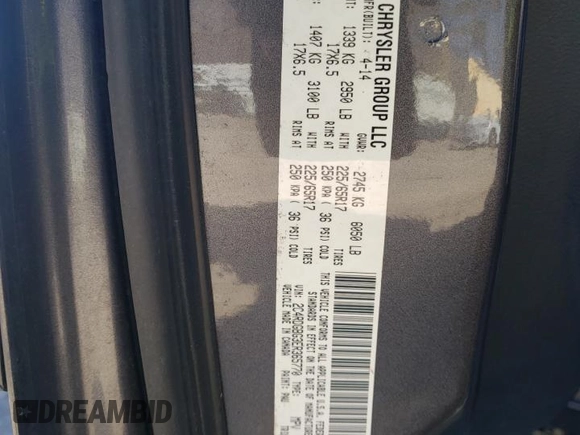 2014 Dodge Grand Caravan SE with VIN 2C4RDGBG3ER365770, listed as a Copart auction lot 47569235 with 162,028 mi miles and Salvage Title. Bid and sale history available at DreamBid. Image 13.