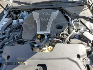 2017 Infiniti Q50 Red Sport 400 with VIN JN1FV7AR9HM870161, listed as a Copart auction lot 48852795 with 68,890 mi miles and Salvage title. Bid and sale history available at DreamBid. Image 11.