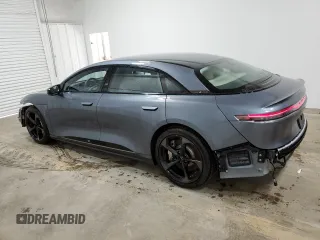 2024 Lucid Air Touring with VIN 50EA1TEA0RA003343, listed as a Copart auction lot 86323884 with 3,630 mi miles and Salvage Title. Bid and sale history available at carsss.com. Image 2.