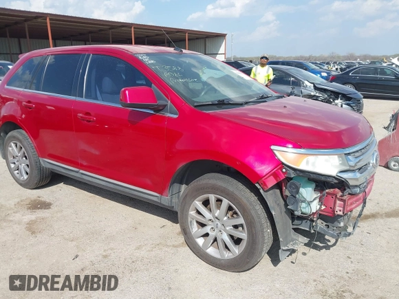2011 Ford Edge Limited with VIN 2FMDK3KC8BBA78155, listed as a IAAI auction lot 41859892 with 89,696 mi miles. Bid and sale history available at carsss.com. Image 1.