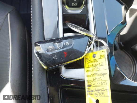 2024 Volkswagen Atlas SEL Premium R-Line с VIN 1V2FR2CA6RC522304, выставлен на аукционе IAAI как лот 41738078 с пробегом 24 626 миль миль и . История ставок и продаж доступна на DreamBid. Изображение 11.