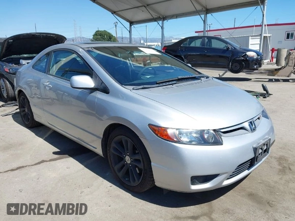 2008 Honda Civic Cpe Si with VIN 2HGFG21578H704670, listed as a IAAI auction lot 41858703 with 152,193 mi miles. Bid and sale history available at carsss.com. Image 1.