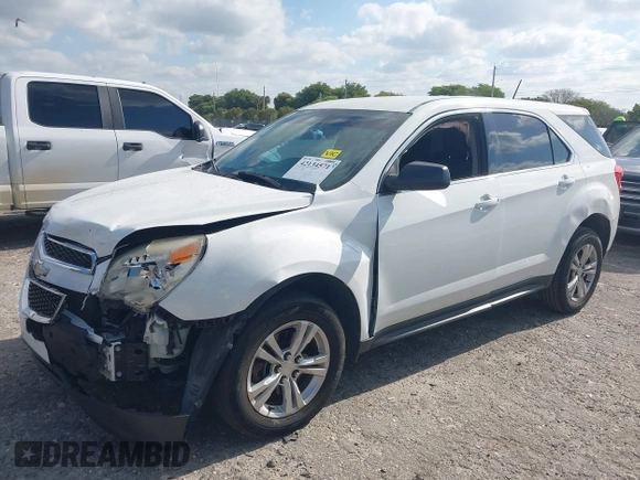 2015 Chevrolet Equinox LS with VIN 2GNALAEKXF1164985, listed as a IAAI auction lot 42134571 with 99,847 mi miles and . Bid and sale history available at DreamBid. Image 2.