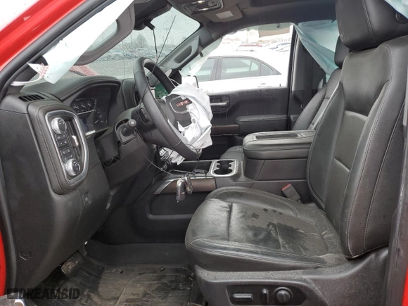 2019 GMC Sierra 1500 SLT with VIN 1GTU9DED5KZ123141, listed as a Copart auction lot 45102115 with 0 mi miles and Salvage Title. Bid and sale history available at carsss.com. Image 7.