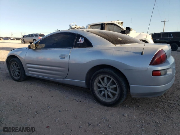 2001 Mitsubishi Eclipse RS with VIN 4A3AC34G61E221107, listed as a Copart auction lot 47085555 with 211,665 mi miles and Salvage Title. Bid and sale history available at carsss.com. Image 2.