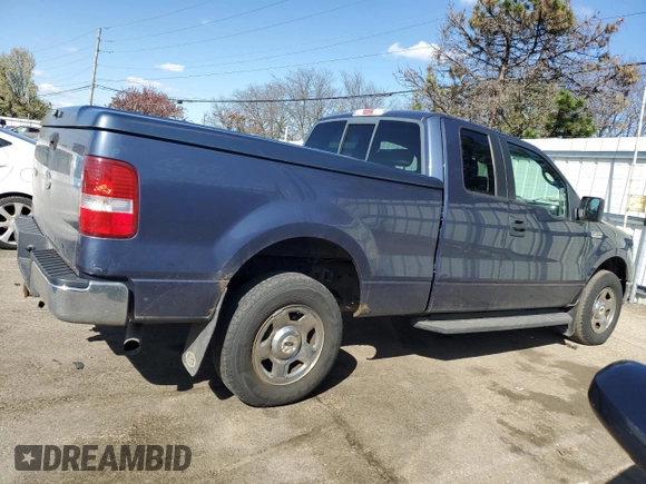 2005 Ford F-150 XLT with VIN 1FTPX14595NA25303, listed as a Copart auction lot 50960805 with 223,385 mi miles and Salvage Title. Bid and sale history available at carsss.com. Image 3.
